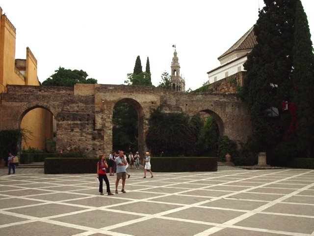 P5200202 Patio de la Monteria - Reales Alcazares de Sevilla - Sevilla